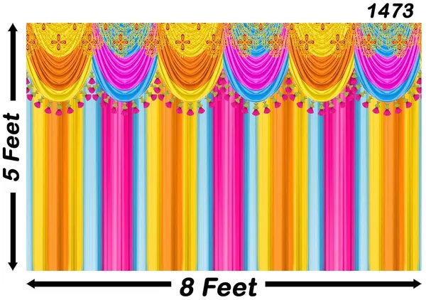 Multicolour_Polyester_Colourful_Photography_Backdrops_Nature_Backdrop_Birthday_Cloth_For_Festival_/_Pooja_|_5*8