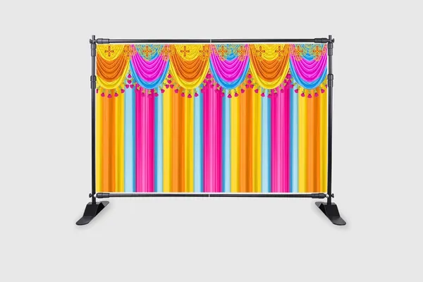 Multicolour_Polyester_Colourful_Photography_Backdrops_Nature_Backdrop_Birthday_Cloth_For_Festival_/_Pooja_|_5*8