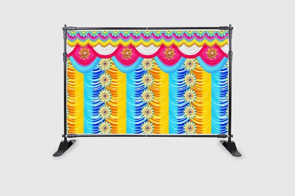 Multicolour_Polyester_Colourful_Photography_Backdrops_Nature_Backdrop_Birthday_Cloth_For_Festival_/_Pooja_|_5*8