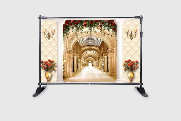 Multicolour_Polyester_Decorative_Flower_Backdrop_Cloth_For_Festival_/_Pooja_|_5*8