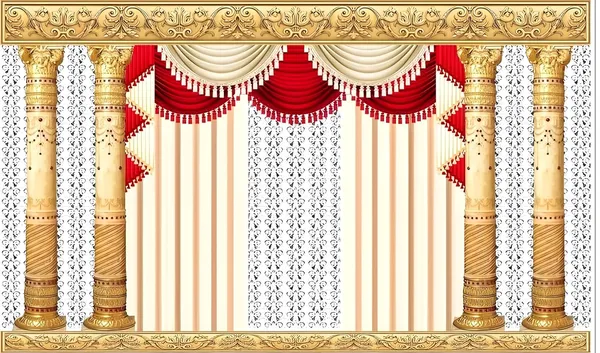 Multicolour_Polyester_Decorative_Backdrop_Cloth_For_Festival_/_Pooja_|_5*8