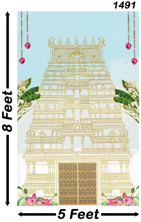 Multicolour_Polyester_Lord_Worship_Temple_Backdrop_Cloth_For_Festival_/_Pooja_|_8*5