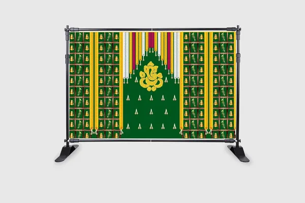 Multicolour_Polyester_Indian_Backdrop_Cloth_For_Festival_/_Pooja_|_5*8