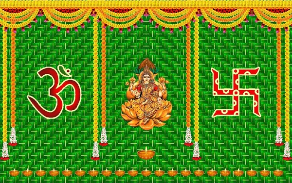 Multicolour_Polyester_Swastik_Varamahalaxmi_Backdrop_Cloth_For_Festival_/_Pooja_|_5*8