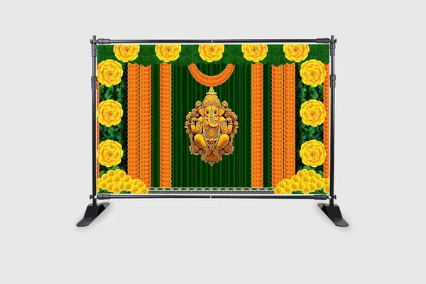 Multicolour_Polyester_Ganeshji_Especially_Ganesha_Backdrop_Cloth_For_Festival_/_Pooja_|_5*8