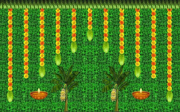 Multicolour_Polyester_Decorative_Hanging_Flowers_Backdrop_Cloth_For_Festival_/_Pooja_|_5*8