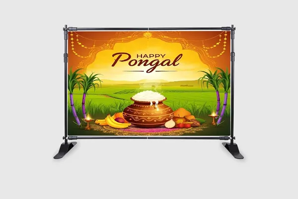 Multicolour_Polyester_Happy_Pongal_Backdrop_Cloth_For_Festival_/_Pooja_|_5*8