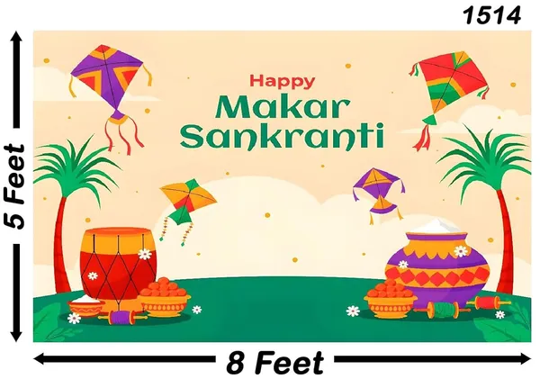 Multicolour_Polyester_Happy_Sankranti_Backdrop_Cloth_For_Festival_/_Pooja_|_5*8