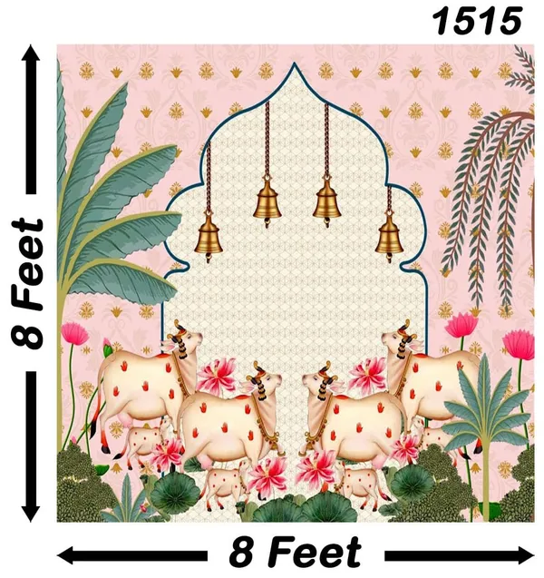 Multicolour_Polyester_Backdrop_Cloth_For_Festival_/_Pooja_|_8*8