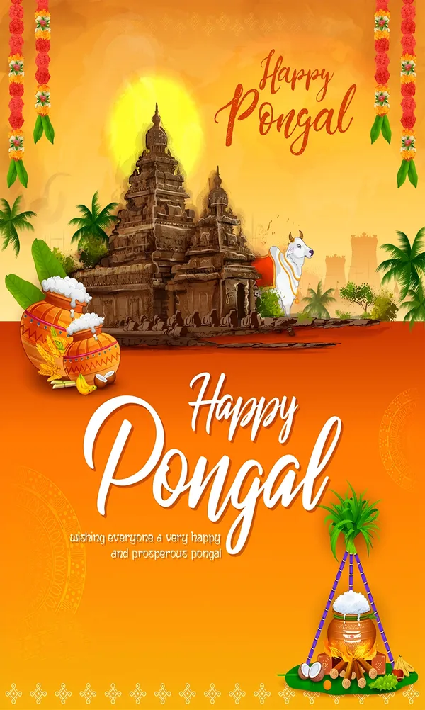 Multicolour_Polyester_Happy_Pongal_Backdrop_Cloth_For_Festival_/_Pooja_|_8*5