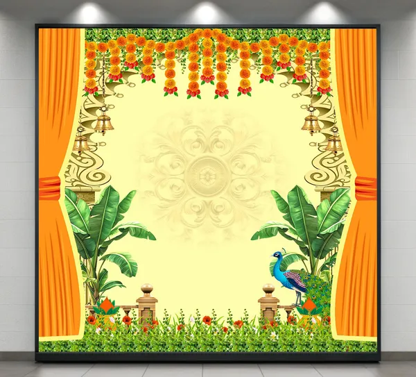 Multicolour_Polyester_Backdrop_Cloth_For_Festival_/_Pooja_|_8*8