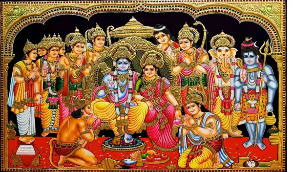 Multicolour_Polyester_Lord_Shree_Ram_Darbar_Backdrop_Cloth_For_Festival_/_Pooja_|_5*8