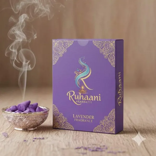 Lavender_Fragrance,_Charcoal_Base,_Natural_Binding_Agents,_Cone_Shaped_Premium_Dhoop_Cone_For_Home