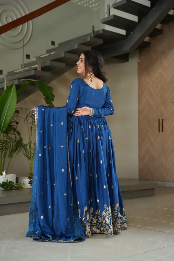 Blue_grown_with_embroidery_zari_with_digital_print_duppata