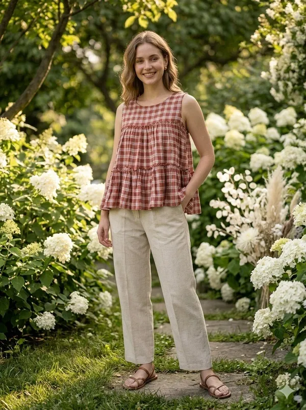 Red_Top_pant_set_for_summer