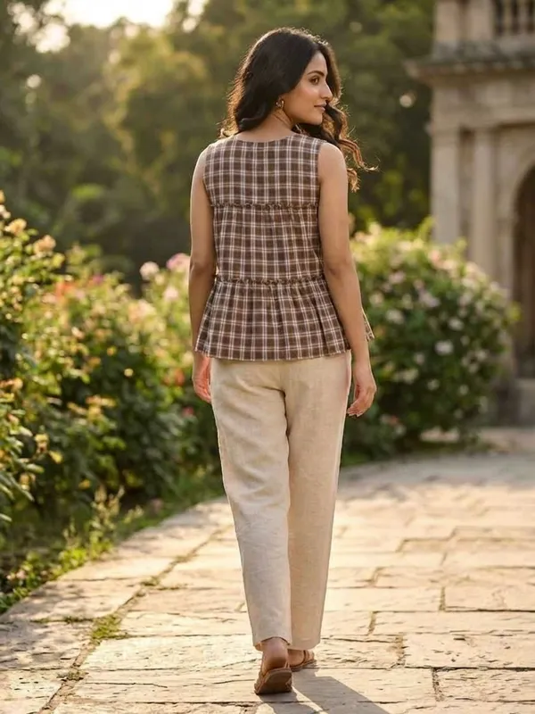 Brown_Top_pant_set_for_summer