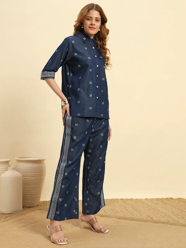 Dark_Blue_Denim_Cross_Stitch_Co-Ord_Set_Set_For_Women