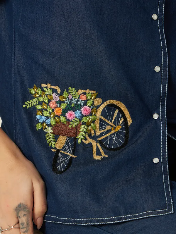 Dark_Blue_Denim_Embroidered_Co-Ord_Set_For_Women