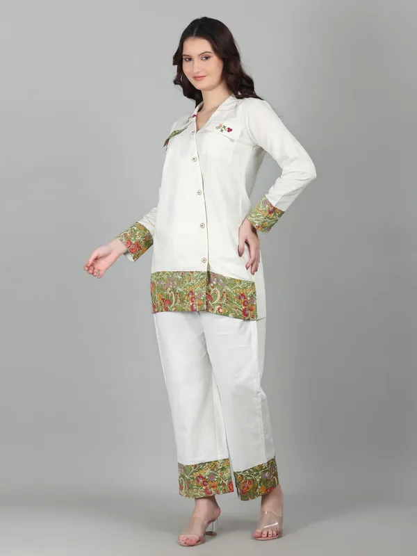 Ivory_And_Olive_Green_Co_Ord_Set