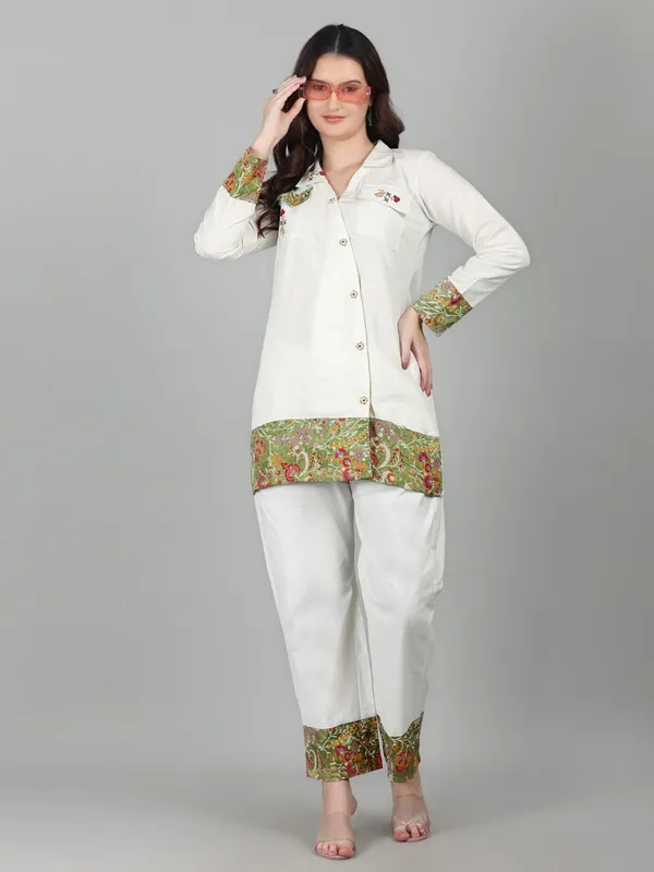 Ivory_And_Olive_Green_Co_Ord_Set