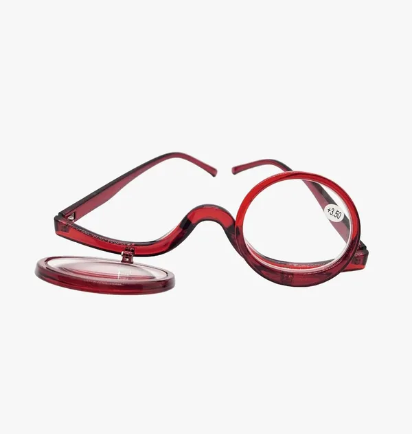 BOBI_Makeup_Glasses_for_Women_|_Flip_Down_Eye_Makeup_Glasses_|_Magnifying_Cosmetic_Spectacles_with_Pouch_|_Portable_Makeup_Readers_|_Scratch_Resistant