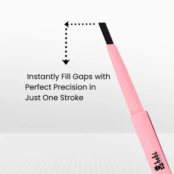 BOBI_Eyebrow_Pencil_Black_|_Waterproof_Smudgeproof_Finish_|_Built-In_Spoolie_Brush_|_Long_Lasting_Smooth_Texture_|_Paraben-Free_Cruelty-Free_|_Precision_Brow_Definer-5_gm