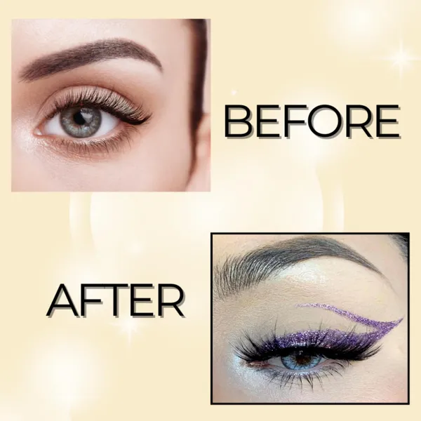BOBI_Glitter_Eyeliner_Purple_|_Diamond_Sparkle_Finish_|_Waterproof_Long_Wear_|_Quick_Dry_Smudgeproof_|_Felt-Tip_Precision_|_Cruelty-Free_Paraben-Free-5ml