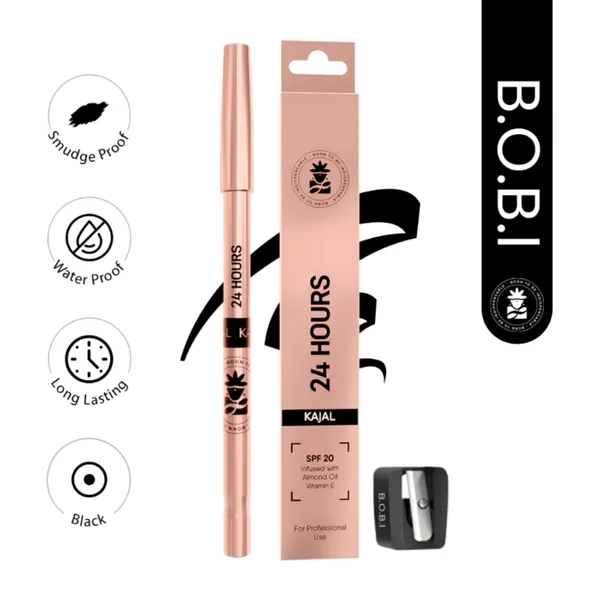 BOBI_24_Hours_Kajal_For_Eyes_|_Smudgeproof_Waterproof_Formula_|_Deep_Black_Pigment_|_Cruelty-Free_Paraben-Free_|_Smooth_Application_|_Long_Lasting_Wear-1.5_gm