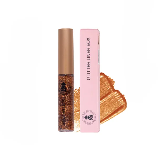 BOBI_Glitter_Eyeliner_Orange_|_Diamond_Sparkle_Finish_|_Waterproof_Long_Wear_|_Quick_Dry_Smudgeproof_|_Felt-Tip_Precision_|_Cruelty-Free_Paraben-Free