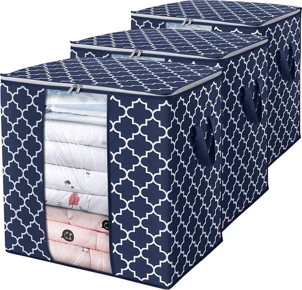 Pack_Of_3_Navy_Premium_Non_Woven_Storage_Containers