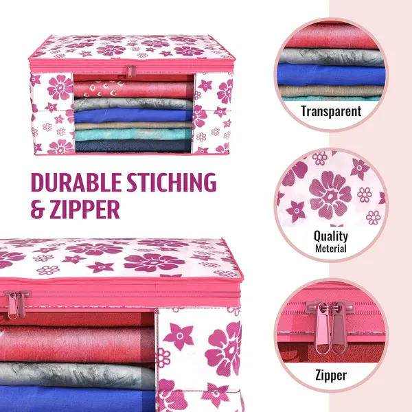 Pack_Of_3_Pink_Premium_Non_Woven_Saree_Cover