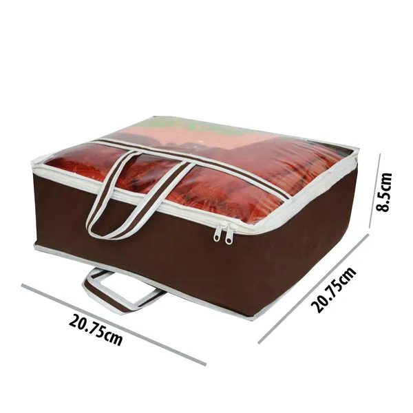 PACK_OF_4_|_Storage_Bags_Wardrobe_Organisers_For_Blanket_Rajai_With_Dust_Protection