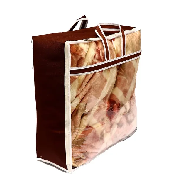 PACK_OF_4_|_Storage_Bags_Wardrobe_Organisers_For_Blanket_Rajai_With_Dust_Protection