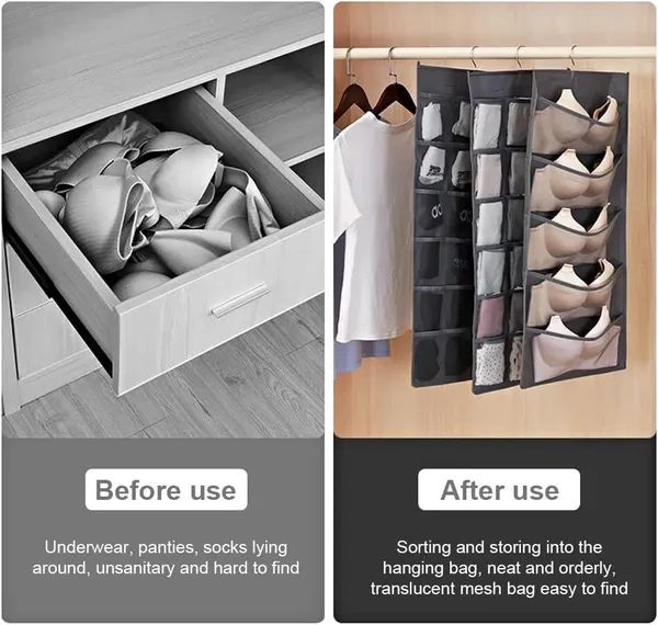 Grey_Premium_Non_Woven_Double_Sided_Hanging_Closet