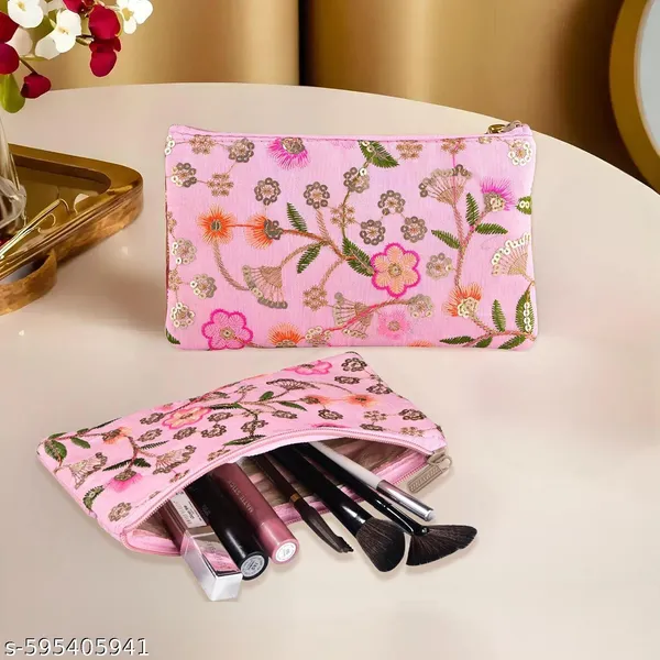 Traditional_Hand_Purse_Ladies_with_Zip_|_Embroidery_Ethnic_Pouch/Wallet_Purse_for_Women_|_Return_Gift_for_Ladies