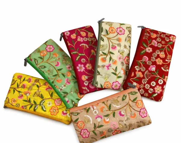 Traditional_Hand_Purse_Ladies_with_Zip_|_Embroidery_Ethnic_Pouch/Wallet_Purse_for_Women_|_Return_Gift_for_Ladies