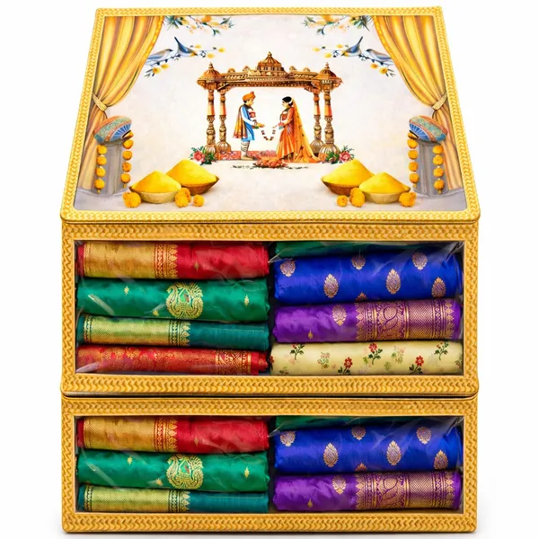 Pack_of_2_|_Premium_Quality_Wedding_Design_Printed_Saree_and__Clothes_Cover__|_Storage_Box
