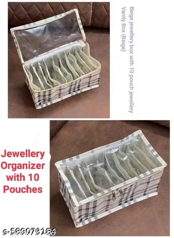 Pankhuri's_Jewellery_Box_/_Makeup_Pouch_/_Cosmetic_Pouch/_With_10_Transparent_Pouches