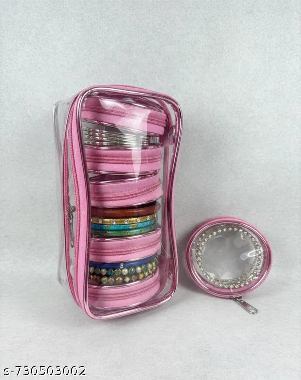 Pankhuri's_Premium_Quality_|_Large_Bangle/Bracelets_Jewellory_Organiser_Set_With_7_Seprate_Pouches