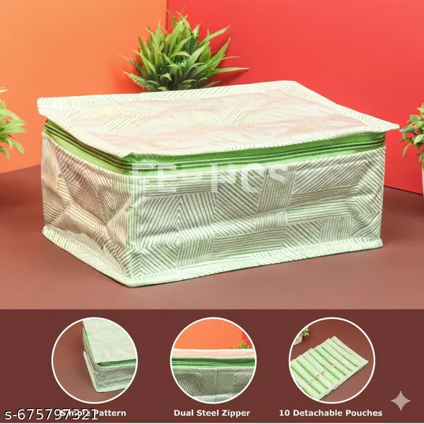 Premium_Jewelry_Organizer_Box_with_Transparent_Pouches_??Non-Woven_Fabric,_Steel_Zipper,_Travel-Friendly_Jewelry_Storage_Case,_Ideal_for_Necklaces,_Earrings_&_Bangles_(Green)