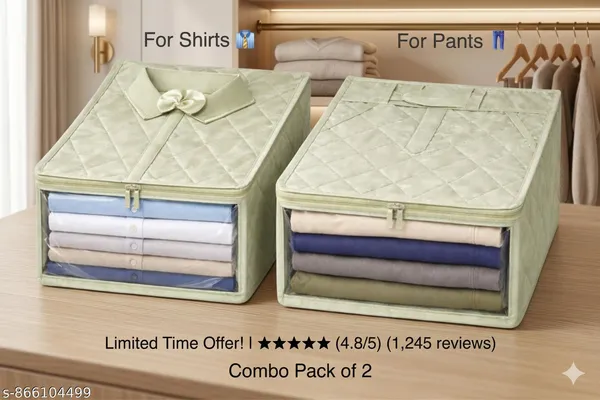 Pack_of_2_|_Premium_Shirts_and_pants_Cover_Storage_Box_Combo_|_Storage_Organizer__Covers_With_Zip
