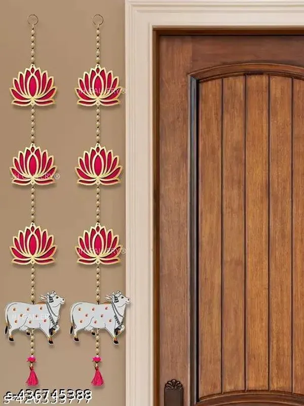 Velvet_Bead_Festive_Cow_Kamal_Door_Toran_Hanging_Pack_Of_2_-_Pack_of_2