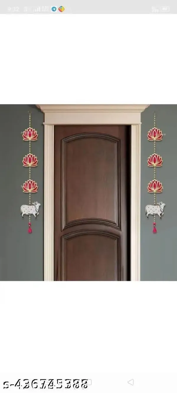 Velvet_Bead_Festive_Cow_Kamal_Door_Toran_Hanging_Pack_Of_2_-_Pack_of_2