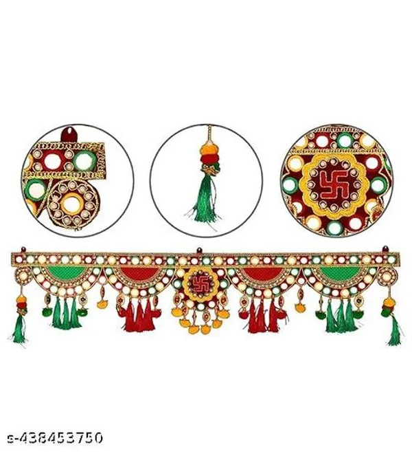 Polyester_Festive_Multi_Zula_Pearl_Beads_Handmade_Door_Toran
