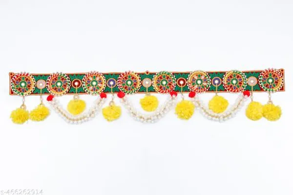 Polyester_Festive_Jaipuri_Marigold_Pearl_Plastic_Beads_Door_Toran