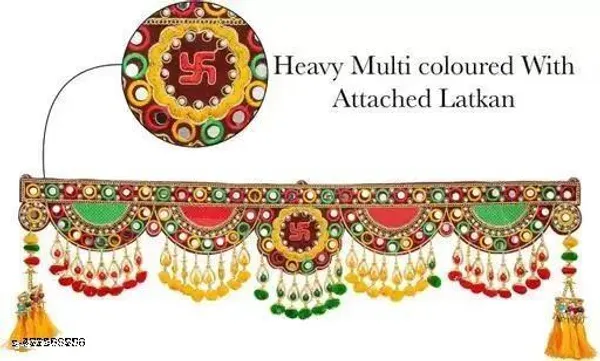 Velvet_Festive_Multi_Zula_Pearl_Beads_Handmade_Door_Toran