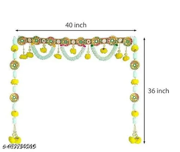 Wood_Pearl_Beads_Traditional_Mirror_Work_Handmade_Door_Toran