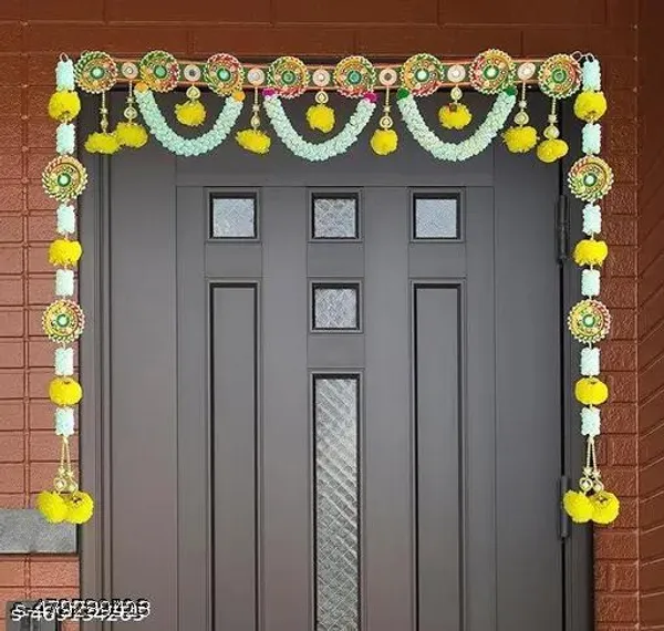 Polyester_Festive_Pearl_Mirror_Work_Plastic_Beads_Door_Toran