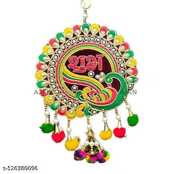 Polyester_Traditional_Embroidery_Door_Toran_Wall_Hanging_Pack_Of_2_-_Pack_of_2