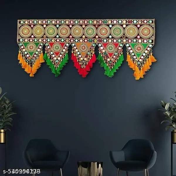Velvet_Traditional_Multi_Zula_Pearl_Bead_Door_Toran_Bandarwal